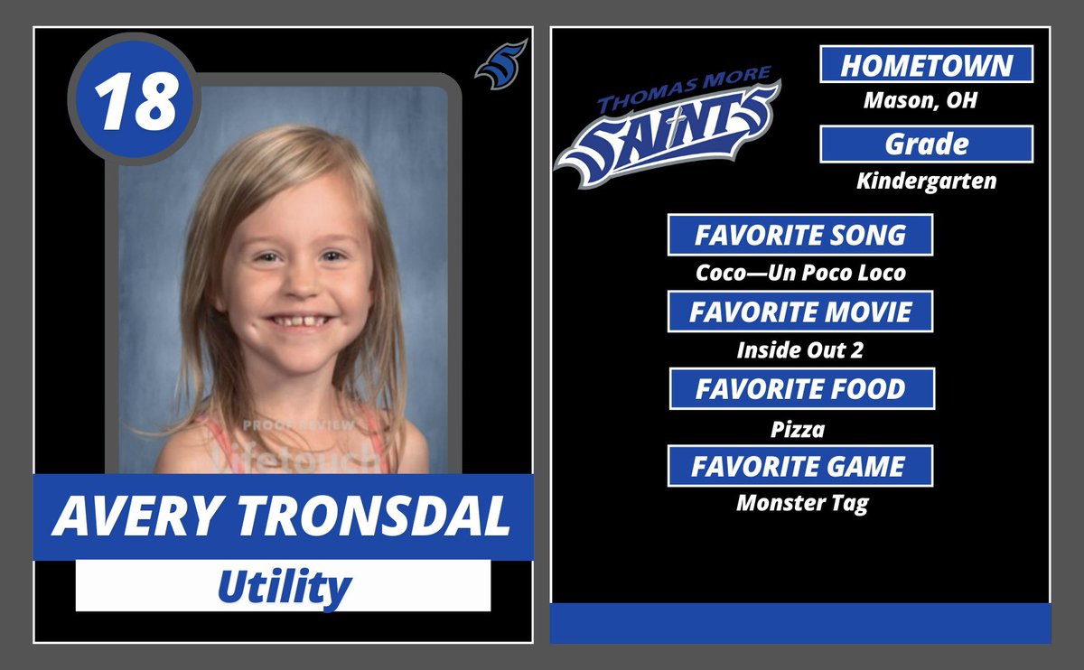 Today we have a very special post on our countdowns..introducing Avery Tronsdal!! We’re very excited to take the field in 18 more days!! #gosaints #goteamimpact
