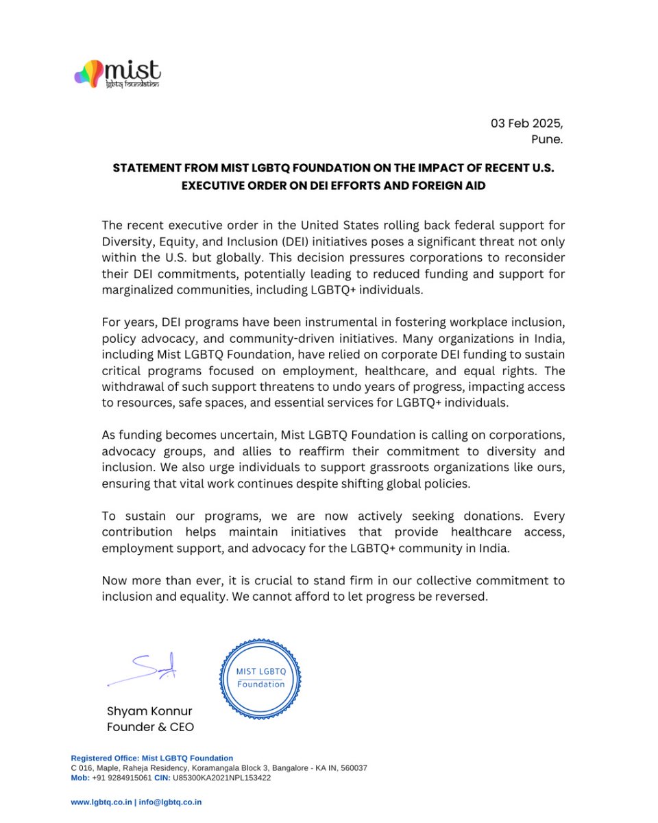 Mist LGBTQ Foundation tweet media