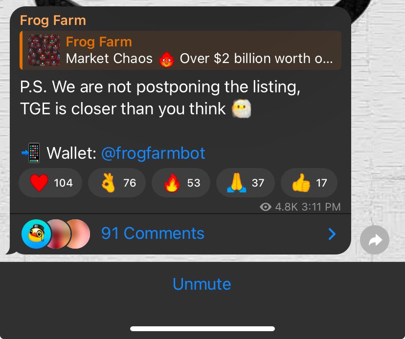 Khal_9ice's tweet photo. This #FrogFarm is just funny.
Talking about “not postponing” when they haven’t even dropped a date yet https://t.co/DrM1Cw7SGt