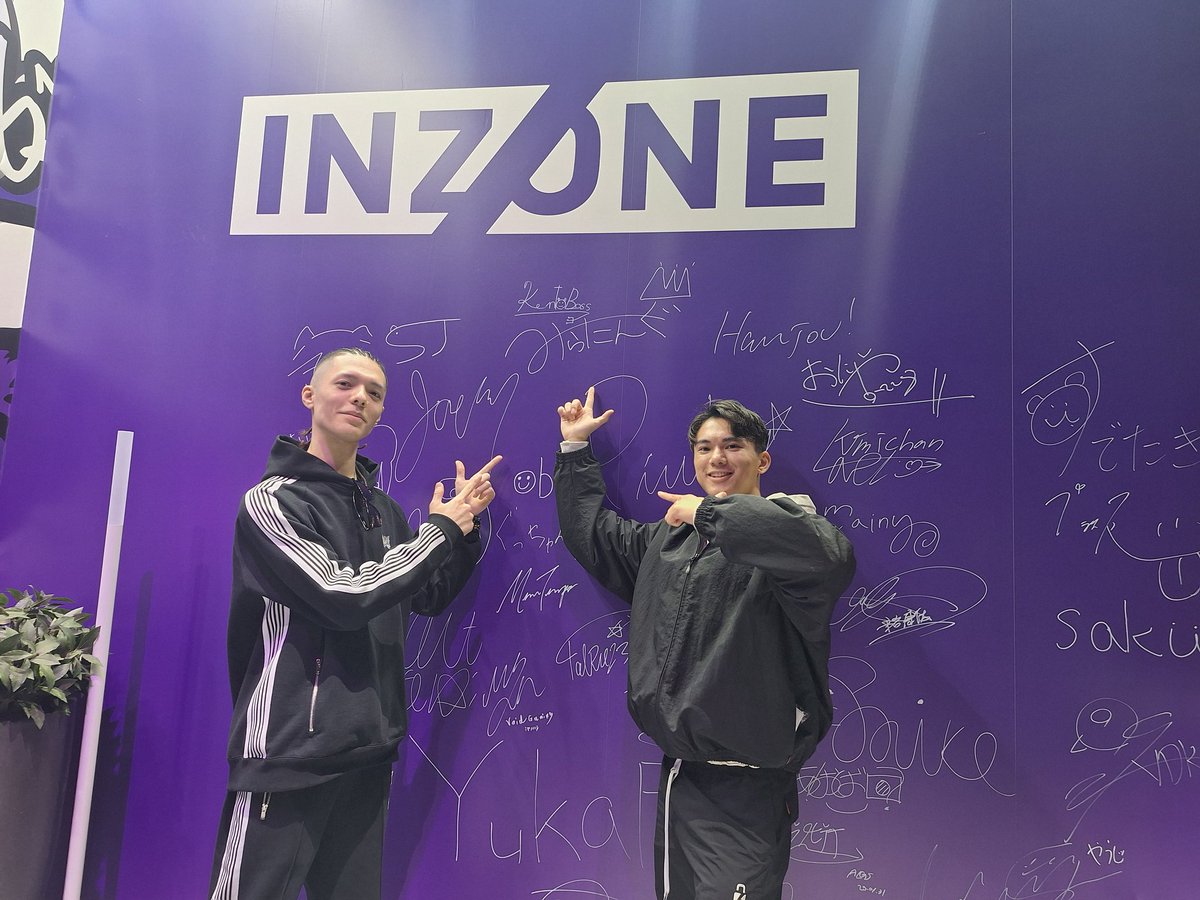 北海道ALGSマジで楽しかった😈 INZONEのブースに遊びに来てくれた方々