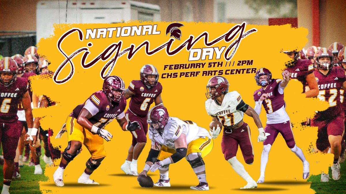 Join us for #NationalSigningDay 2025 this Wednesday in the PAC as 5 more Trojans ✍️! 

#CRAWL | #ALLHAIL | #TROJANS⚔️
