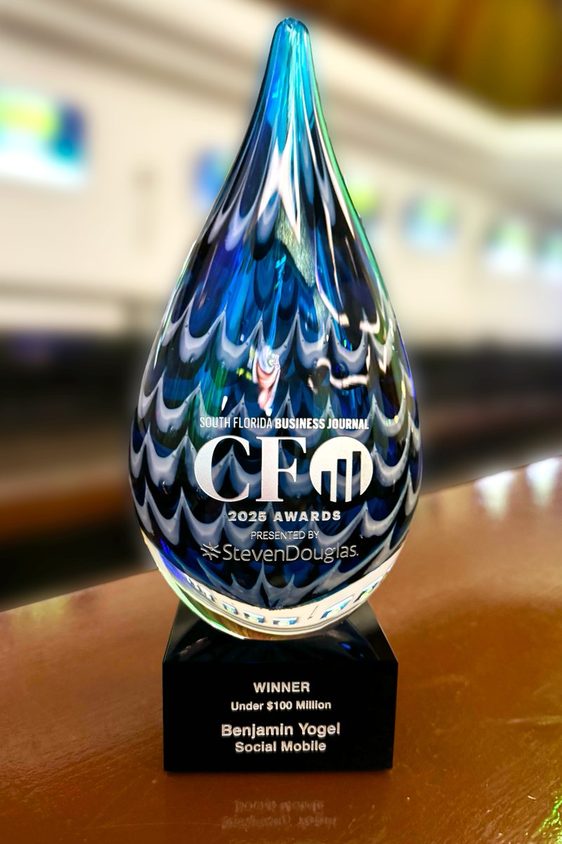 nexa_mobility's tweet image. Our CFO, Benjamin Yogel, has been named  2025 CFO of the Year by the @SFBJNews in the Under $100M Revenue category!   

Congratulations, Ben, on this well-deserved recognition! 👏 

#CFOOfTheYear #Leadership #Finance #SocialMobile