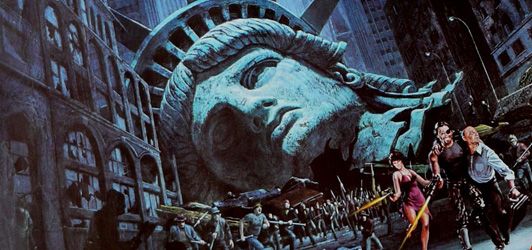 I met a traveller from the urban core,
Who said—“Two vast and trunkless legs of steel
Stand on an island. . . . Near them, on the shore,
The crown of state lies wrecked beside the heal,
And steadfast lip, and glare of cold command,
Tell that its sculptor well those passions read