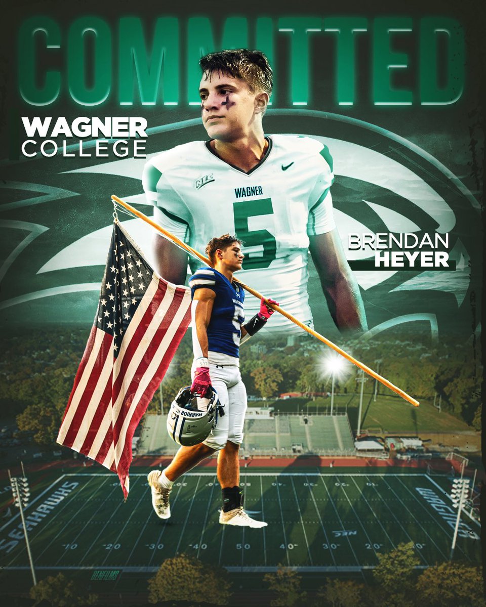 Brendan Heyer 2025 (@brendanheyer_) on Twitter photo Honored to announce my commitment to continuing my academic and athletic career at Wagner College! #GoSeahawks 🟢⚪️
<a href="/PatCilento/">Pat Cilento</a> <a href="/tommasella/">Tom Masella</a> <a href="/Coachjfortiz/">Coach Julian F. Ortiz</a> <a href="/DocFields26/">Andrew Fields</a> <a href="/SHSWarrior_FB/">Sherwood Football</a> Honored to announce my commitment to continuing my academic and athletic career at Wagner College! #GoSeahawks 🟢⚪️
<a href="/PatCilento/">Pat Cilento</a> <a href="/tommasella/">Tom Masella</a> <a href="/Coachjfortiz/">Coach Julian F. Ortiz</a> <a href="/DocFields26/">Andrew Fields</a> <a href="/SHSWarrior_FB/">Sherwood Football</a>