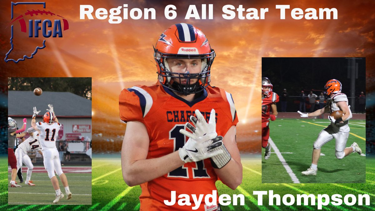 Congratulations to Jayden Thompson for being selected as a Region 6 All Star! #TOUGH
