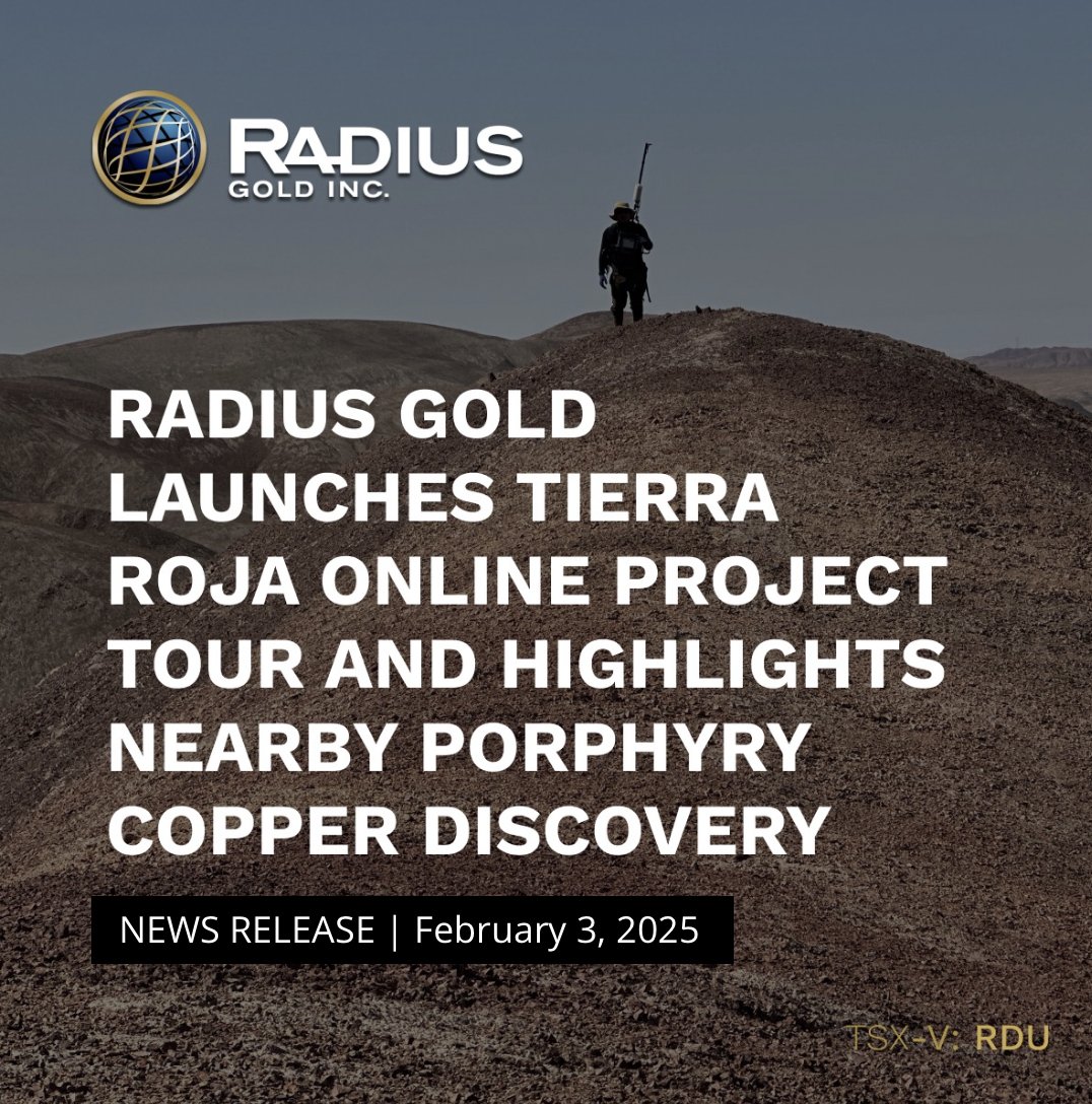 Radius Gold (TSX-V:RDU) tweet media