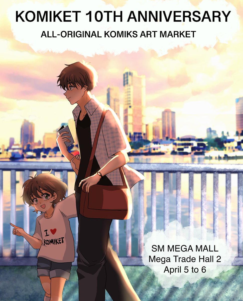 This doctor is heading to Manila for Komiket 10th Anniversary All Original Komiks Art Market this April! 💚 

This is my first time to join an event outside Cebu and I’m excited to share my stories and characters to all of you! 

Please come visit and say hi!!👋