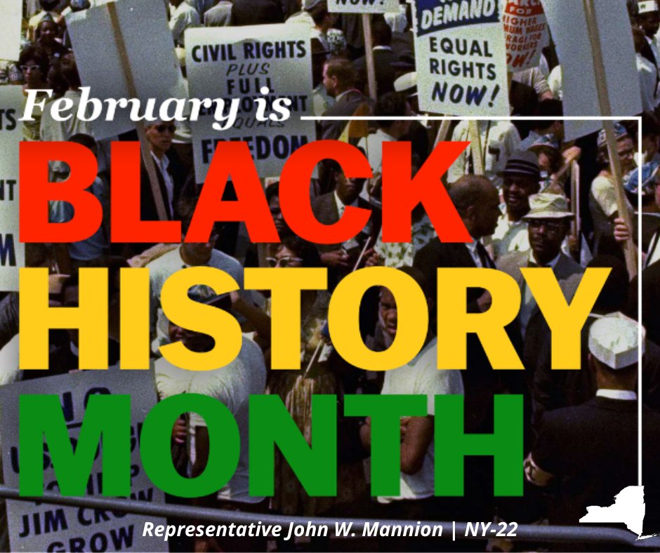 February is Black History Month, a time to recognize the extraordinary achievements of Black Americans in every part of life and culture in Central New York, the Mohawk Valley, and across the nation.