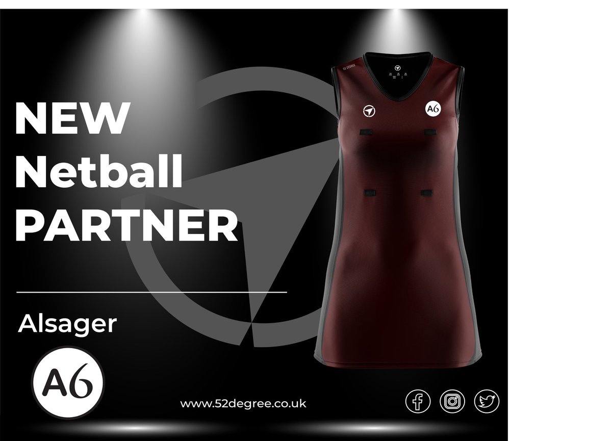 sports_tailored's tweet image. New Netball partnership with Alsager A6 and 52Degree
Follow @52degreegolf for more #netball #netballtraining #netballers