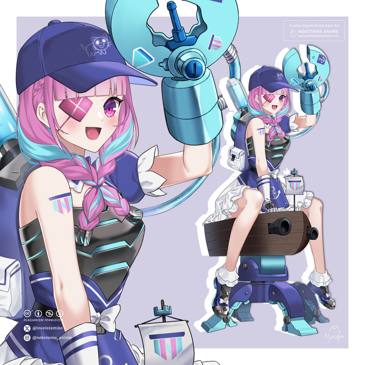 lovelessmiko's tweet photo. Commissioned by @/AcidGames4 - #HoloWatch Series
#あくあーと #Overwatch #commissionopen #animecommission https://t.co/99Zt74VCGl