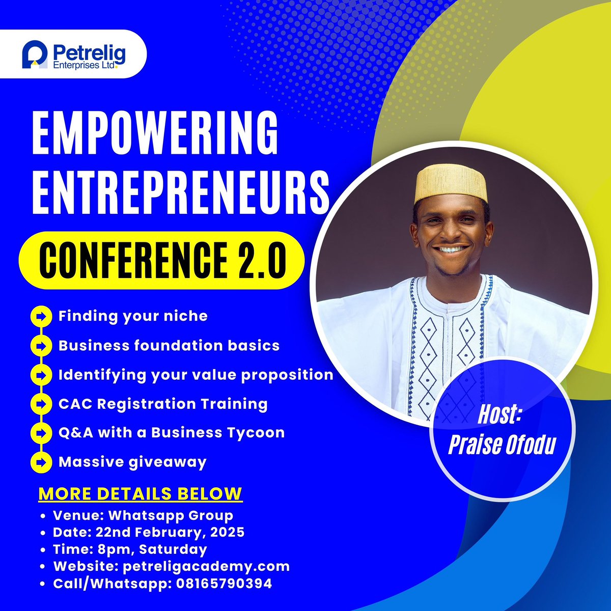 Ofodupraise's tweet photo. 🚀🔥 THE BIGGEST ENTREPRENEURIAL EVENT IS BACK – EEC 2.0 IS HERE!

🔗 JOIN NOW: https://t.co/49ZX7Bh0Nf

📍 VENUE: WHATSAPP GROUP!
🌐 Website: https://t.co/r59TbFD1TV

#EEC2 #EntrepreneurMindset #BusinessSuccess #HustleHard #LevelUp #PetreligAcademy https://t.co/9iqzDZaBjN