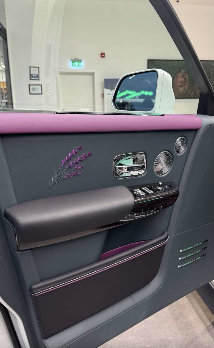 Rolls-Royce اصدار خاص مستوحى من الخزامى السعودية 🪻💜🇸🇦