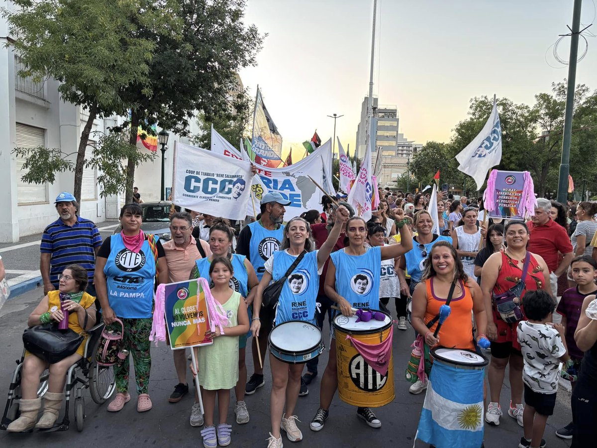 Marcha Federal Antifascista, Antirracista, LGBTQ+

#ATE La Pampa