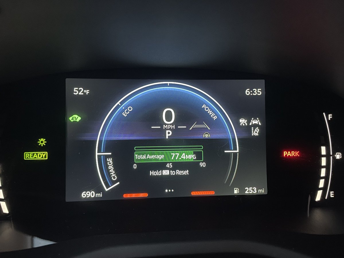 There are many things I love about our new <a href="/Toyota/">Toyota USA</a> Hybrid Camry. 75mpg + on my 30 mile commute work is one of them!