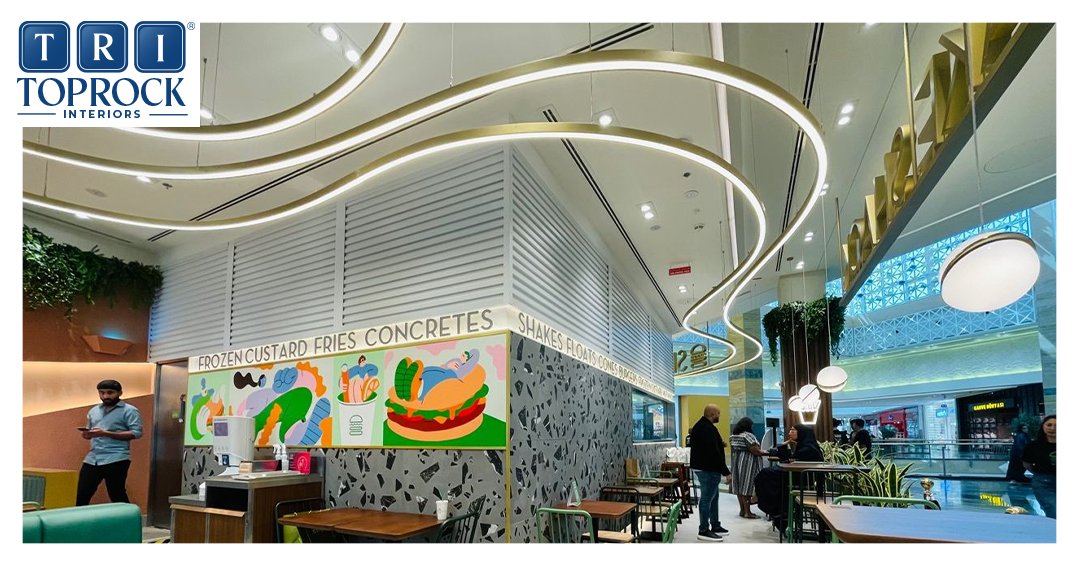toprockinterior's tweet photo. TopRock Interiors proudly delivers the @shakeshack   in City centre mirdif seamless design, high-quality finishes, and a dynamic dining experience. More exciting projects coming soon!

#TopRockInteriors #ShackShake #DesignExcellence https://t.co/IWLcCHRyQD