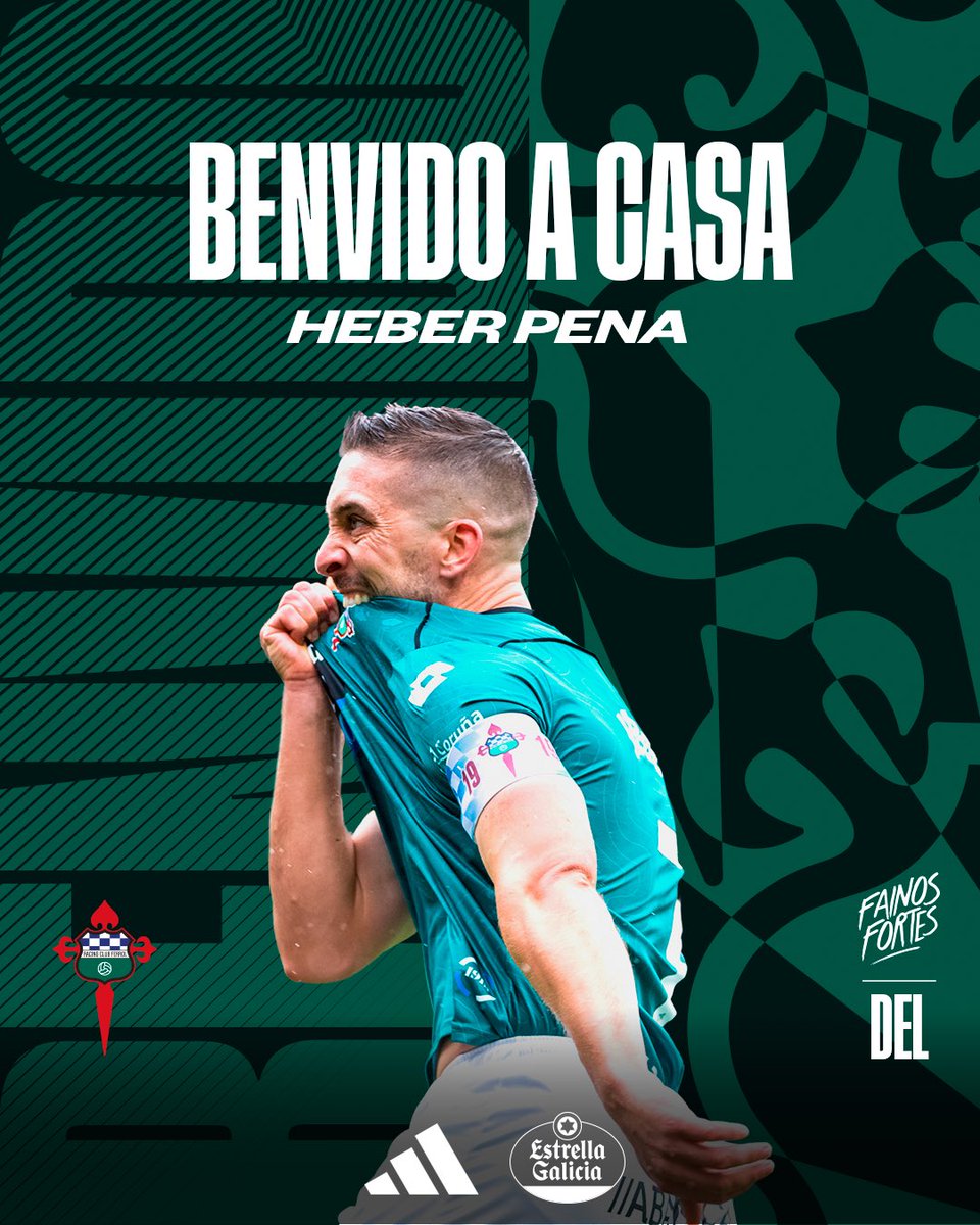 racingferrolsad's tweet photo. 💚 Benvido a casa, Heber. 

📰 https://t.co/7zhdeRqFxt

#éunsentimento #sempreverdes #onortedonorte #somosdeferro https://t.co/rARjlbNJZI