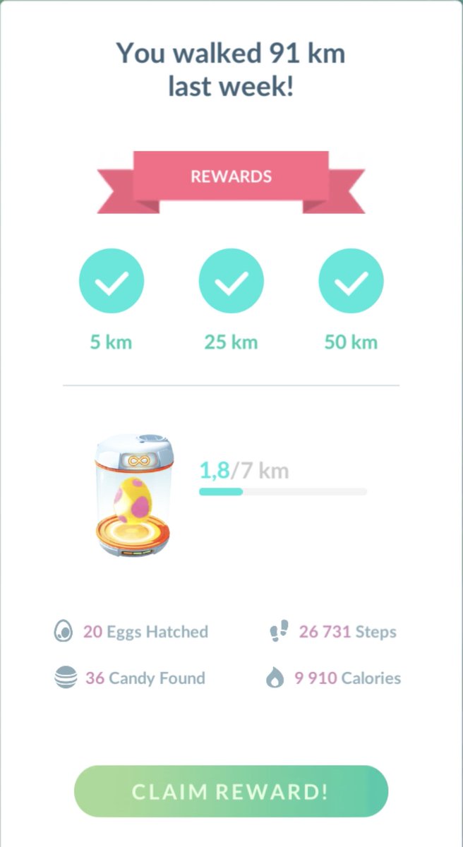 Ek1981_Fi's tweet photo. Week 5 was nice in #PokemonGO as I got some nice trades done. https://t.co/iwiQpKkfsm