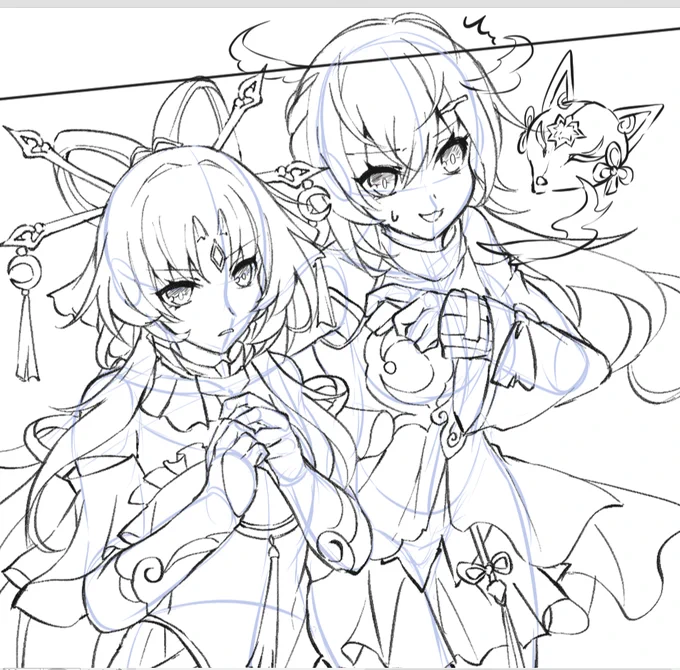 次のイラスト描き始めてます
今回は珍しい二人が出ます 