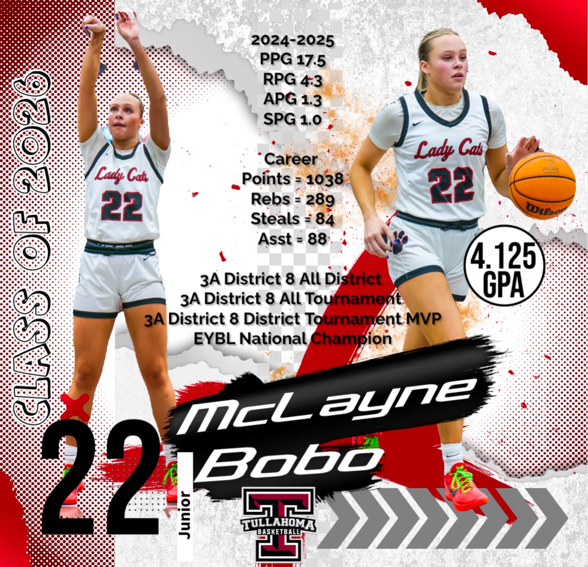 Lady Wildcats Hoops (@ttowngirlsbball) on Twitter photo 📣Attention <a href="/TSSAA/">TSSAA</a> <a href="/BCATHOOPS/">BCAT</a> Coaches: Please consider <a href="/mclayne_bobo/">mclayne bobo</a> for
3A Miss Basketball 🏀 <a href="/ChadHibdon/">Coach Chad Hibdon</a> <a href="/AmyRJohnson17/">Amy Johnson</a> <a href="/TCSPublic/">TullahomaCitySchools</a> <a href="/DrCatStephens/">Dr. Catherine Stephens</a> <a href="/CoachOlive/">John Olive</a> 📣Attention <a href="/TSSAA/">TSSAA</a> <a href="/BCATHOOPS/">BCAT</a> Coaches: Please consider <a href="/mclayne_bobo/">mclayne bobo</a> for
3A Miss Basketball 🏀 <a href="/ChadHibdon/">Coach Chad Hibdon</a> <a href="/AmyRJohnson17/">Amy Johnson</a> <a href="/TCSPublic/">TullahomaCitySchools</a> <a href="/DrCatStephens/">Dr. Catherine Stephens</a> <a href="/CoachOlive/">John Olive</a>