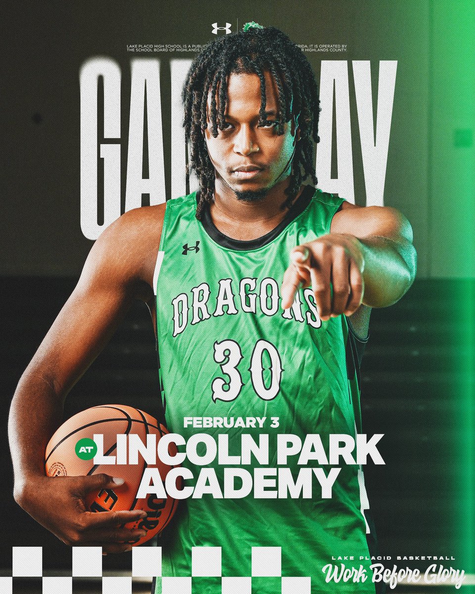 LakePlacidHoops's tweet photo. Gameday!!

🆚 Lincoln Park Academy
⌚️ 7:00 PM
📍 Lincoln Park Academy

#WorkBeforeGlory 🐉
#AllGasNoBrakes 💨 https://t.co/kd9R9HSHgu