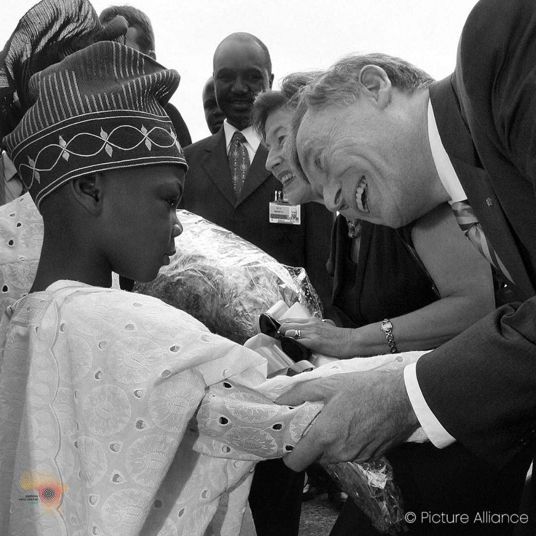 GermanyInAfrica's tweet photo. 💔 “The humanity of our world can be measured against the fate of Africa.”
#HorstKöhler, ex-president of 🇩🇪 &amp; true friend of Africa, has left us.
👉🏽Architect of the #PartnershipWithAfrica &amp; fighter for a fairer #globalisation, his legacy will remain alive. May he #RestInPeace 🕊️ https://t.co/DUUDATp2vQ