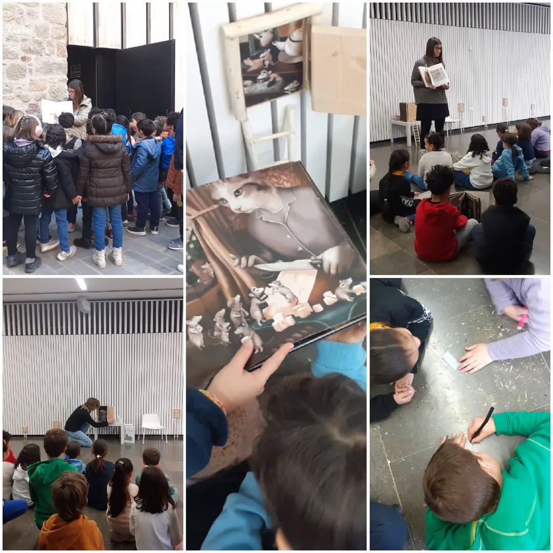 bibliotequeslle's tweet image. 📚🐭El #laboratoridelectura "El rebost del cau" continua itinerància per les #BibliotequesLleida aquest 2025

La @BiblioSolsona ha organitzat diverses visites a la ciutat dels ratolins per ajudar en Frederick a omplir el rebost de paraules

@bibliotequescat 
@Ibbycat_Consell