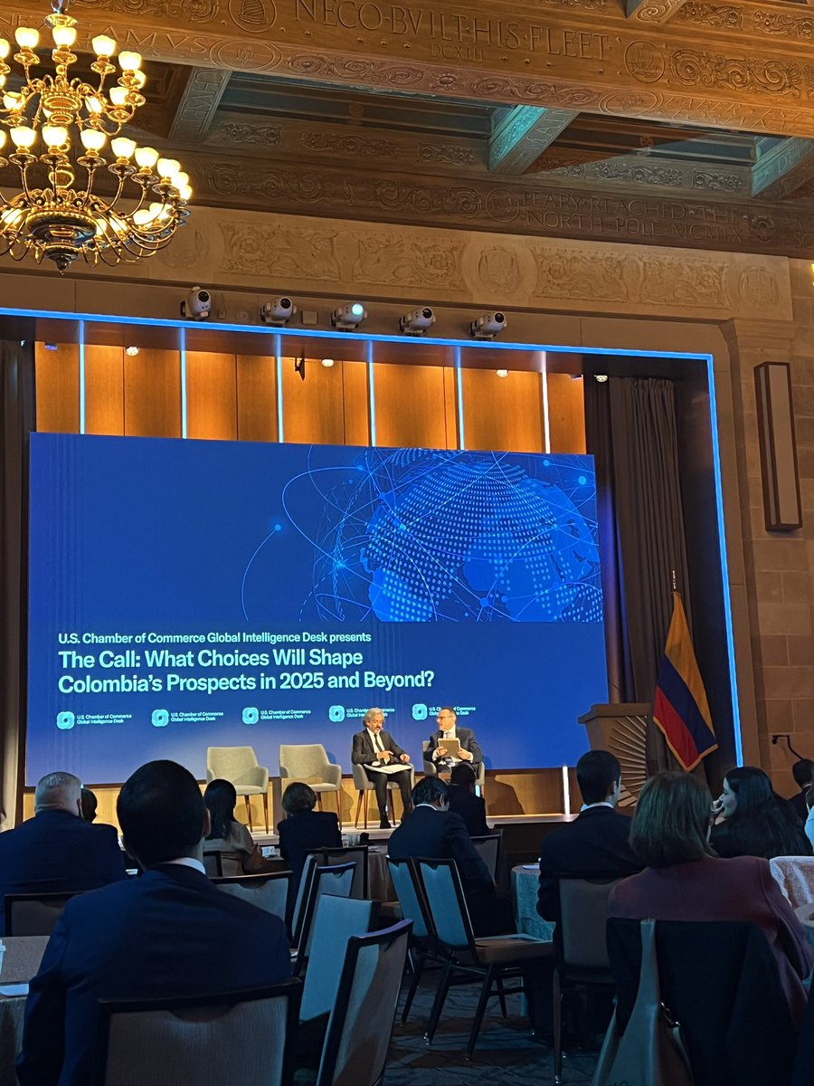FIUdc (@fiudc) on Twitter photo Happening now: The <a href="/USChamber/">U.S. Chamber</a> partner with <a href="/USCOLBC/">U.S. - Colombia Business Council (USCBC)</a> to discuss policy priorities, such as strengthening commercial relationship, between the US and Colombia. 🇨🇴#Colombia2025Outlook🇺🇸 #FIUAmericas Happening now: The <a href="/USChamber/">U.S. Chamber</a> partner with <a href="/USCOLBC/">U.S. - Colombia Business Council (USCBC)</a> to discuss policy priorities, such as strengthening commercial relationship, between the US and Colombia. 🇨🇴#Colombia2025Outlook🇺🇸 #FIUAmericas