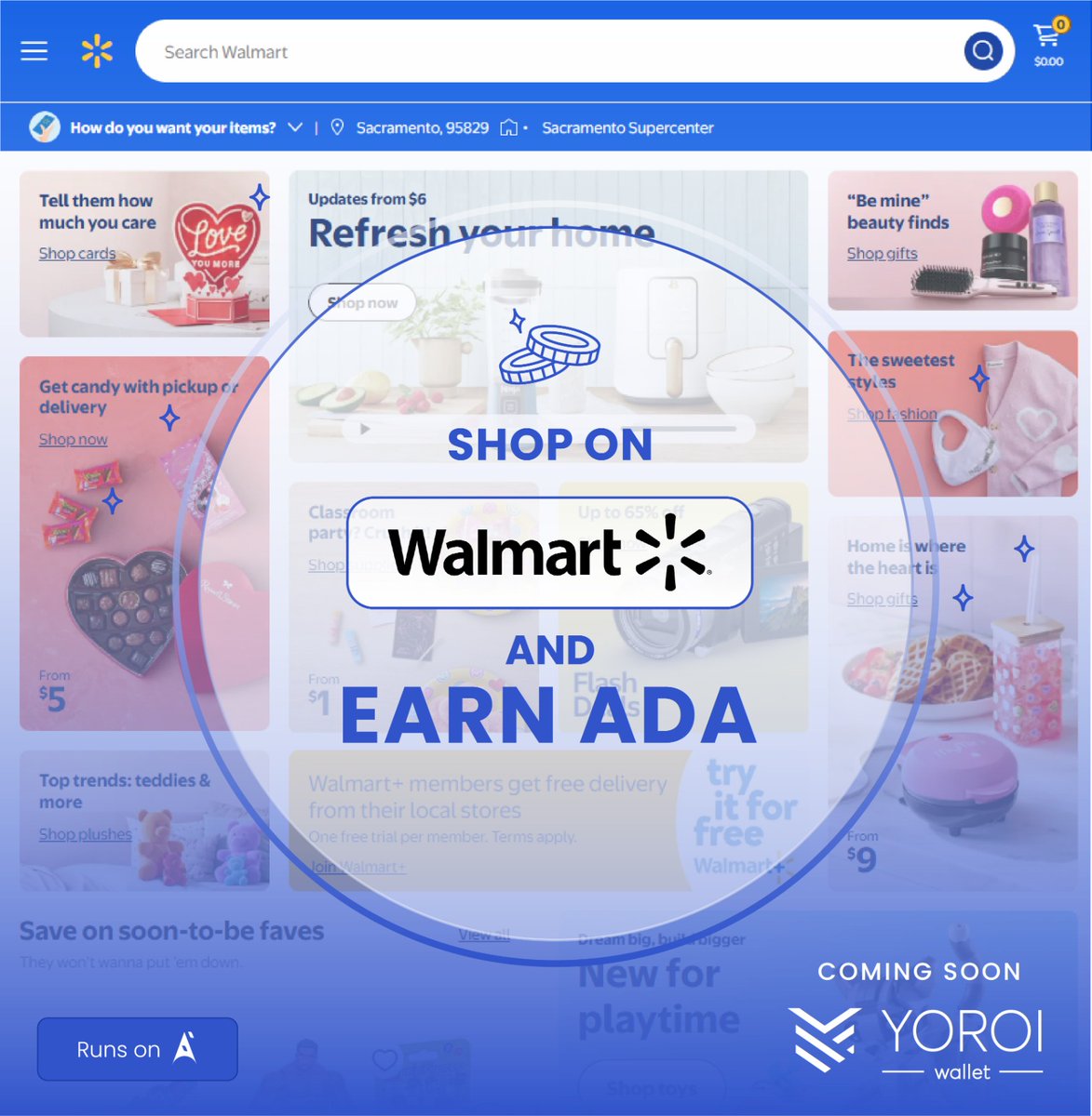 BringNetwork's tweet image. Shop Big and Earn $ADA Cashback with Walmart – Coming Soon on @YoroiWallet! 

Exciting news for shoppers! Walmart is joining Yoroi Wallet, so you can soon shop for groceries, electronics, fashion, and everyday essentials while earning $ADA cashback with every purchase. 🎉

From…