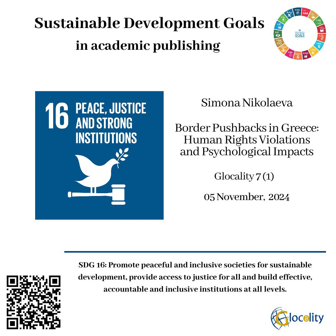 GlocalityWhc's tweet photo. Explore the psychological toll of border pushbacks on refugees in Greece. Simona Nikolaeva offers nine recommendations for Greek authorities to address this crisis. #SDG16 #HumanRights #BorderPushbacks #Migration #MentalHealth #GlocalitySDG: https://t.co/pJPbGTx1dD