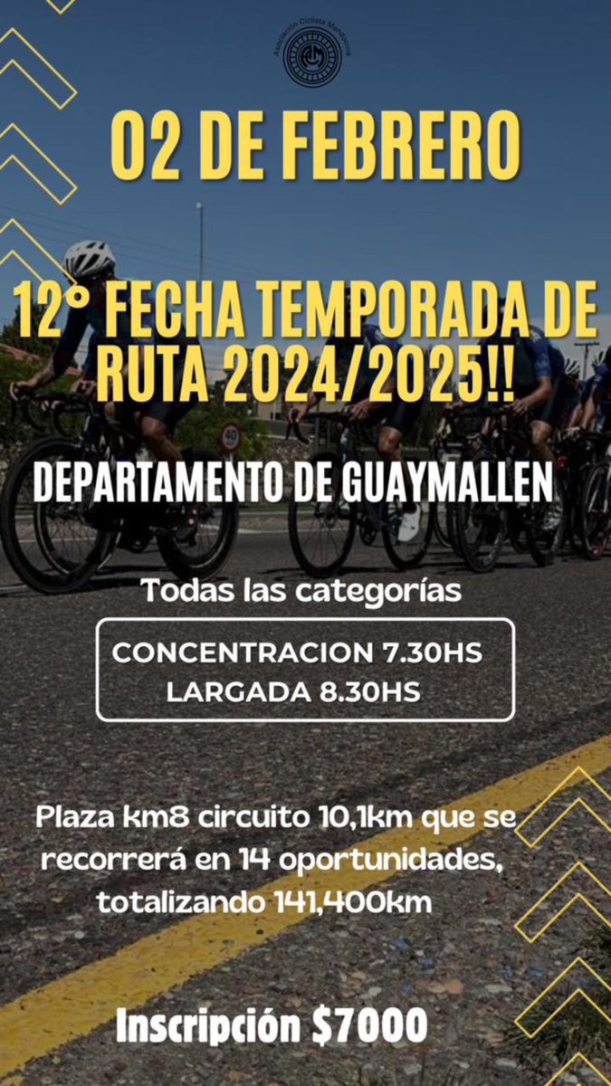 Asociación Ciclista Mendocina (@vueltamendoza) on Twitter photo 