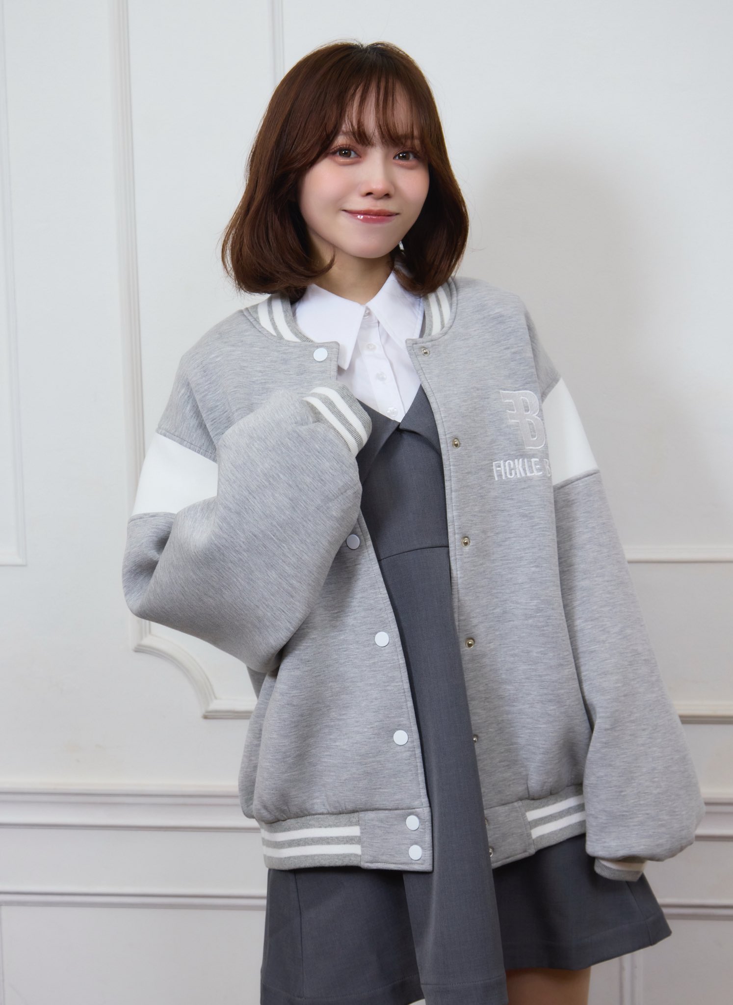 フィクルベベ ボンディングスタジャン 紺 𝐹𝑖𝑐𝑘𝑙𝑒 𝐵𝑒𝑏𝑒