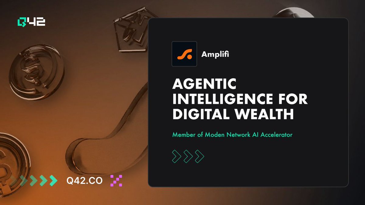 Announcing our investment in <a href="/Amplifi_Fi/">Amplifi</a>  — Agentic Intelligence for Digital Wealth.

Member of <a href="/modenetwork/">Mode 🟡</a> AI accelerator, they are revolutionizing DeFi with AI-powered automation.

Amplifi bridges the gap between complexity and mainstream adoption, making sophisticated DeFi