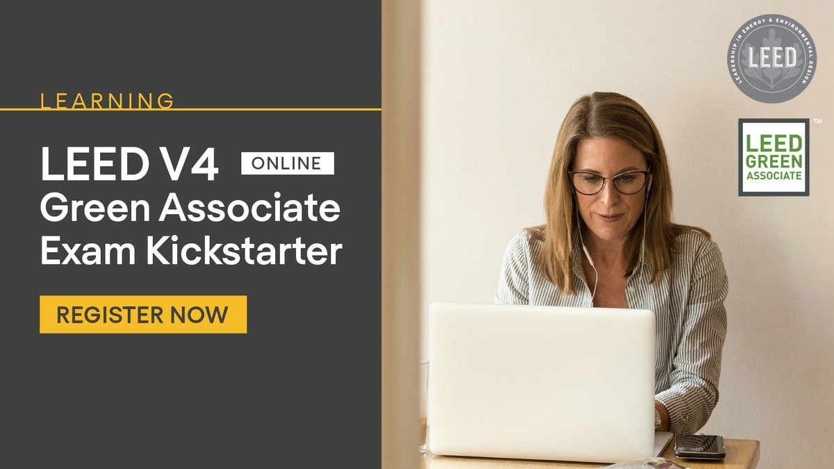 CAGBC's tweet image. Last chance to join our #LEEDv4 Green Associate Exam Kickstarter kicking off tomorrow. Register by 1PM ET today and start preparing for your #LEED credential exam with a qualified #LEED instructor with experience on Canadian projects. Save your spot now: ow.ly/JAFg50UIx6S