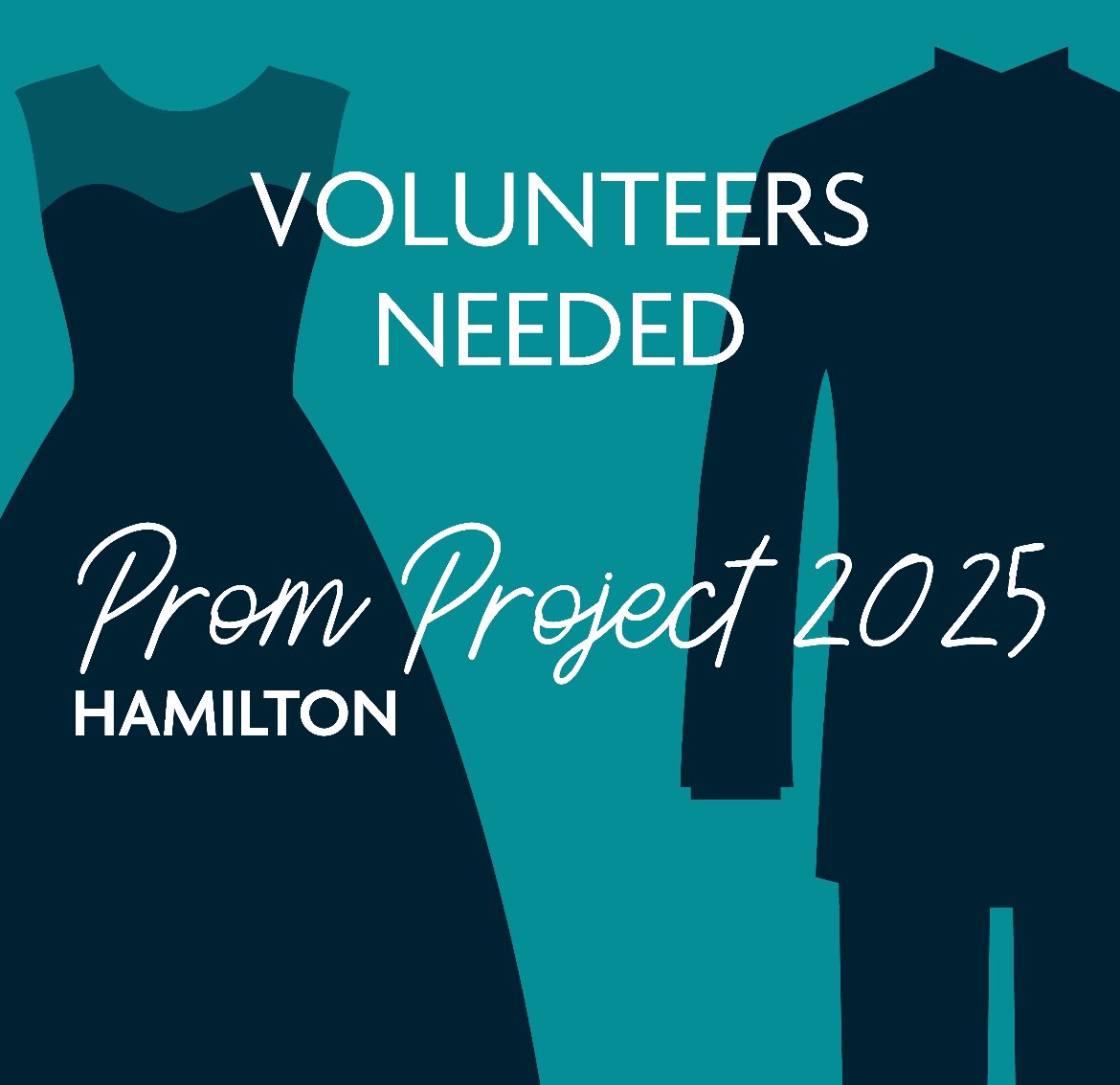 Call for volunteers for Prom Project 2025! Are you free on April 5th? Consider joining our volunteer force at Sir Winston Churchill. Apply on our website.