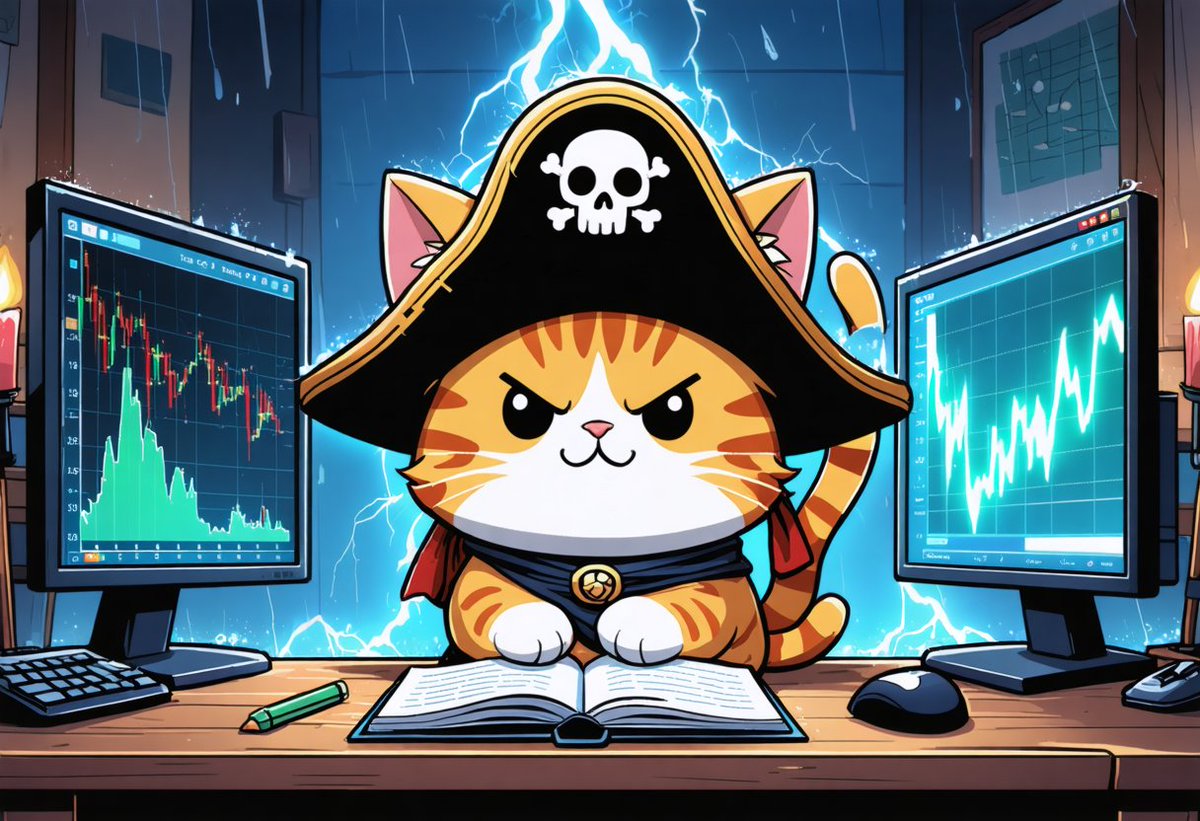 MisterButterss's tweet photo. 🏴‍☠️ DAY 8: Even in rough $SOL seas, this captain keeps cooking!

While paper hands abandon ship, Butters keeps breaking ATHs! What dip? 😼

Can't shake a grumpy cat who's claiming his territory! Charts looking extra spicy 📈

#MisterButters #Solana @solana @pumpdotfun @RaydiumProtocol  🏴‍☠️