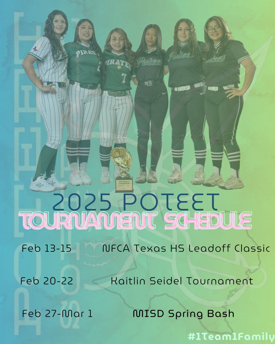 Tournament season is just 1 week away 🥎😊‼️
#1Team1Family