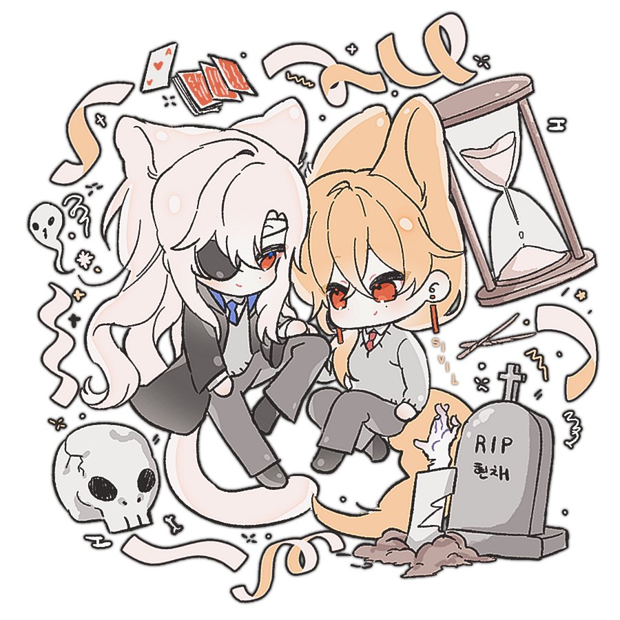💛🧡 커미션 작업했습니다~