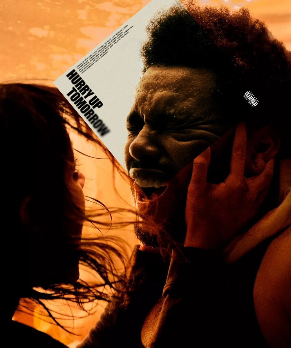 Original photo for The Weeknd's 'Hurry Up Tomorrow' album cover.