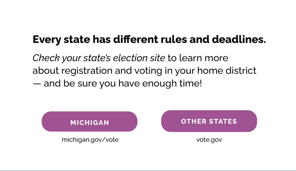 One of the elements we added to our Voting Map in '24 was a resource tablet where voters could research up-to-date information on their state’s rules and then place their pin to pledge their intention to vote 🧐

Photo credit: Madison Brow (Gerald R. Ford School of Public Policy)