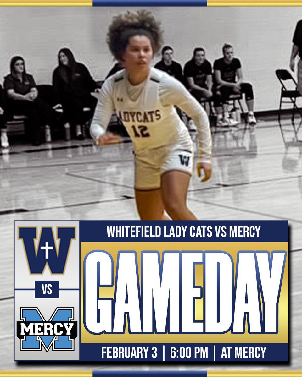 Whitefield Academy (15-5) at Mercy Academy in a District 24 matchup.

🆚 Mercy
⏰ 6p
📍Mercy