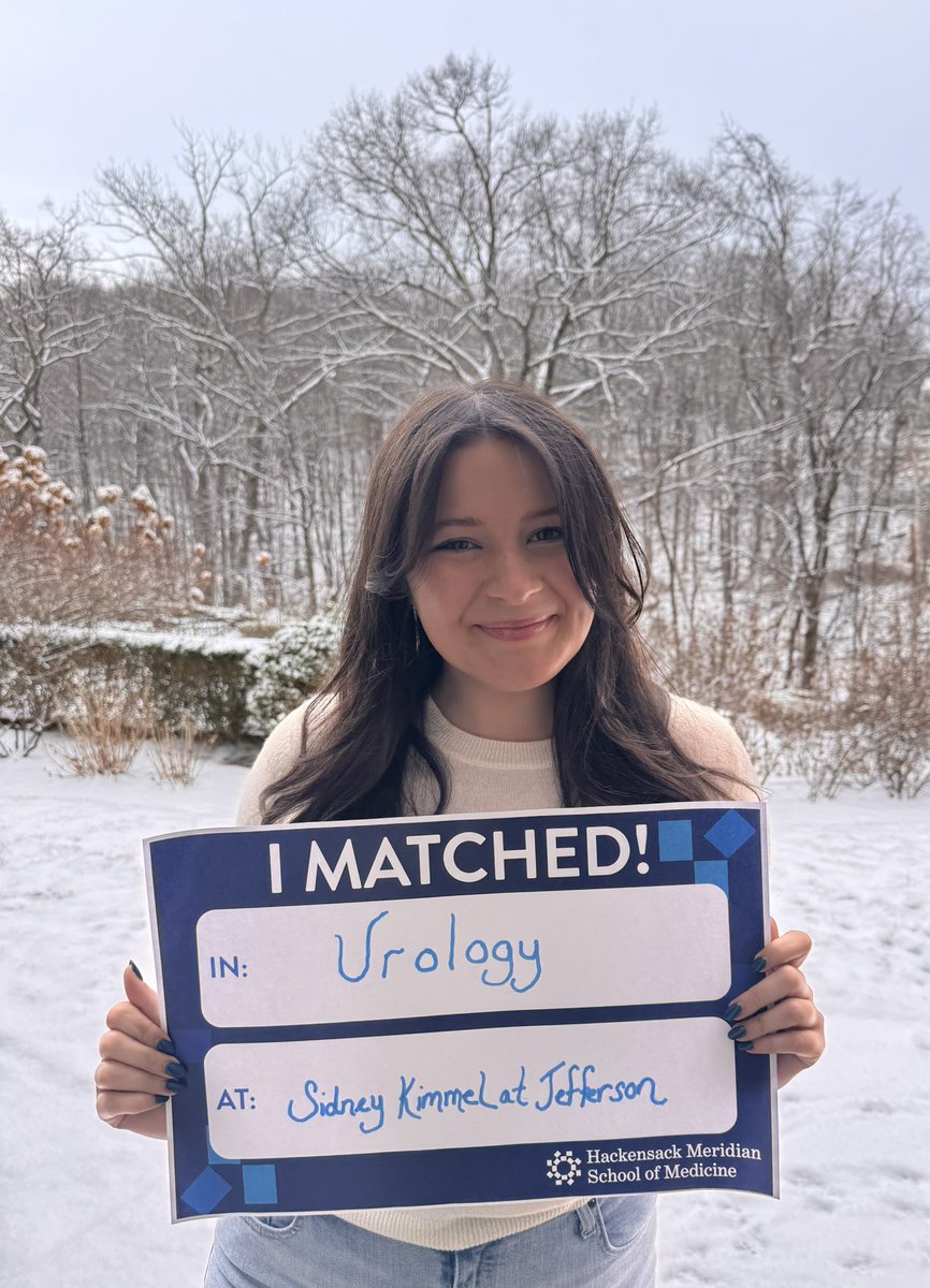 Catherine Implicito (@cimplicito) on Twitter photo I am so excited to announce that I will be heading to <a href="/JEFFUrology/">Jefferson Urology</a> for the next 5 years!! Dr. Implicito loading… 🎉
Congratulations to all who matched today 😊 I am so excited to announce that I will be heading to <a href="/JEFFUrology/">Jefferson Urology</a> for the next 5 years!! Dr. Implicito loading… 🎉
Congratulations to all who matched today 😊