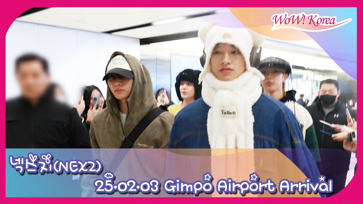 jyp_nn's tweet photo. #NEXZ が日本日程を終え、本日（3日）午後に、金浦国際空港に入国しました🛬
https://t.co/uEGGgMB5W8 https://t.co/GiLSqMShss