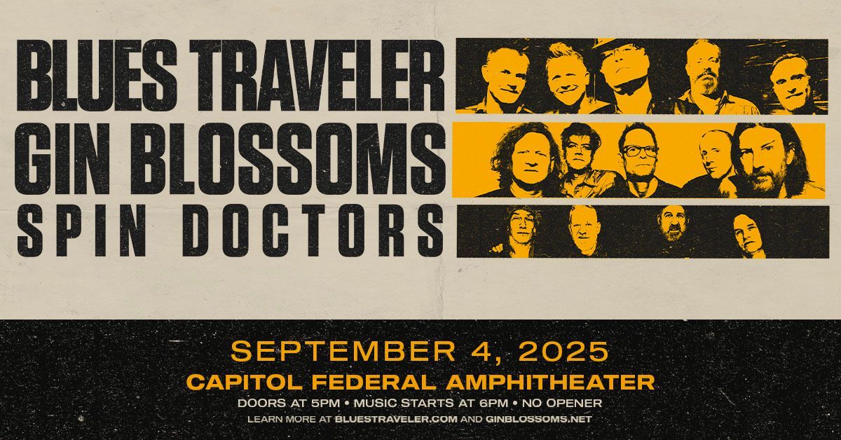 JUST ANNOUNCED: 🎶 @Blues_Traveler, @GinBlossoms and <a href="/SpinDoctorsBand/">Spin Doctors</a> are coming to Andover on September 4. Tickets go on sale this Friday at 10:00 AM through <a href="/Select_A_Seat/">Select-A-Seat</a>.

More info: Bluestraveler.com