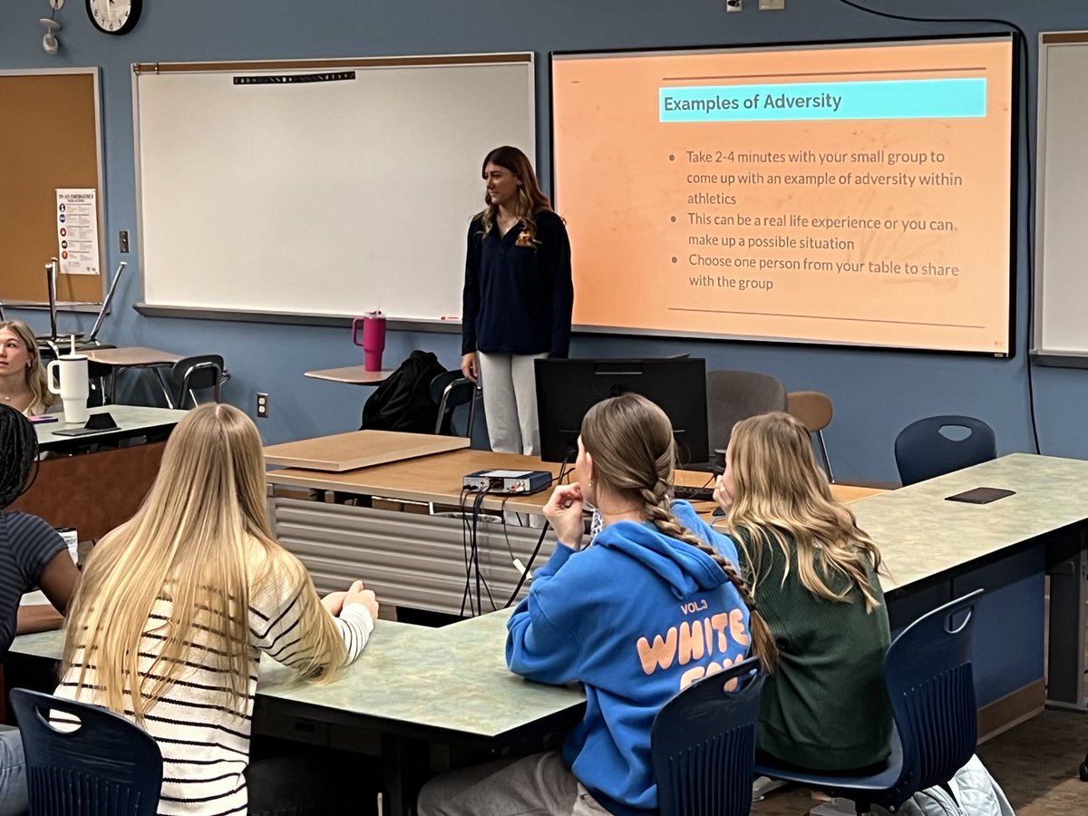 Thank you to ⁦<a href="/dellabossung08/">Della Bossung</a>⁩ for speaking about Overcoming Adversity and Getting Better to our Champions Club made up of freshmen student athletes!