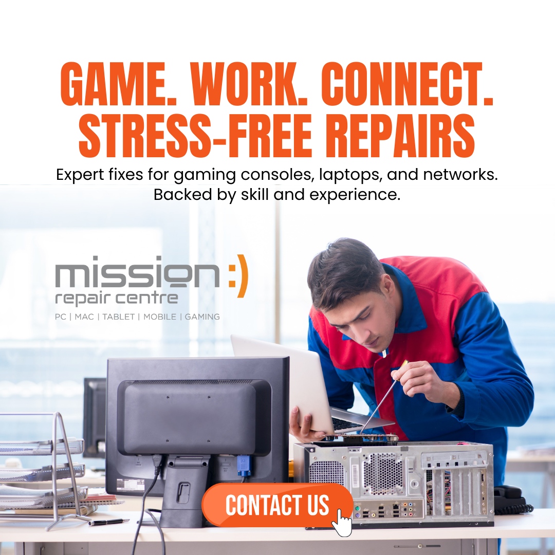 mirepairwpg's tweet photo. Game. Work. Connect. Stress-Free Repairs Expert fixes for gaming consoles 🎮, laptops 💻, and networks. Backed by skill and experience. 

Book your repair today and get back to enjoying seamless performance! https://t.co/PFJUXeWIsy