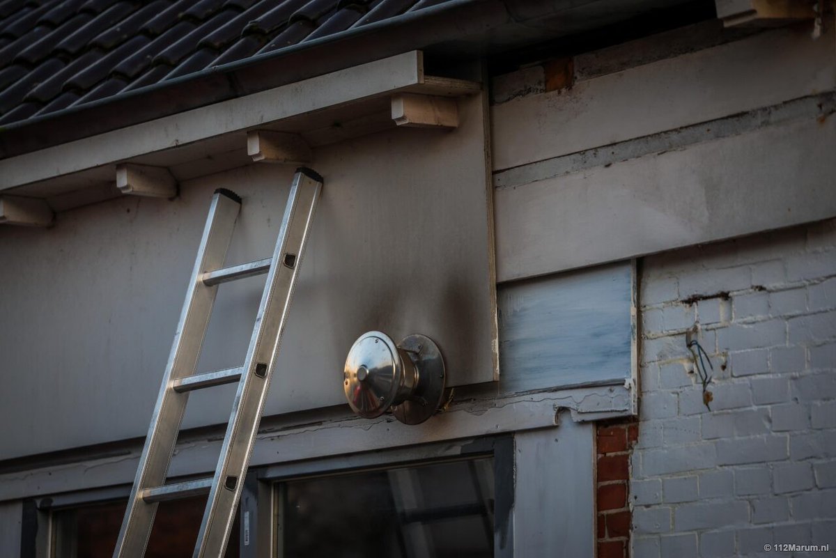 Brand in pelletkachel in Zuidhorn