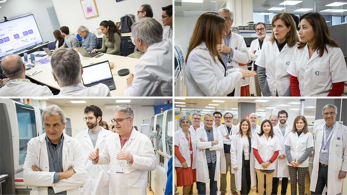 🔬 El Laboratori Core de Mas Blau ha acollit la reunió d'#iNexesCSC <a href="/CSC_Consorci/">CSC</a> amb una part de l’equip directiu de <a href="/DibiXarxa/">Dibi· Xarxa de diagnòstic biomèdic i per la imatge</a>, on s’han presentat projectes innovadors com #dibibot, <a href="/RaDARPPI/">RaDAR</a> i #AIWaveMar per millorar el diagnòstic clínic.

➡️ Notícia: tuit.cat/dMg5A