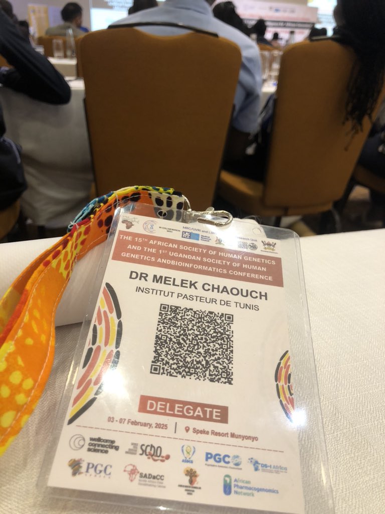 MelekChaouch's tweet image. Always a great pleasure to be part of such amazing event and meet so many friends…Big shout to @SFatumo
#AFSHG2025 #genetics #Africa @H3ABioNet @AfSHG_Genetics @PGC_Africa