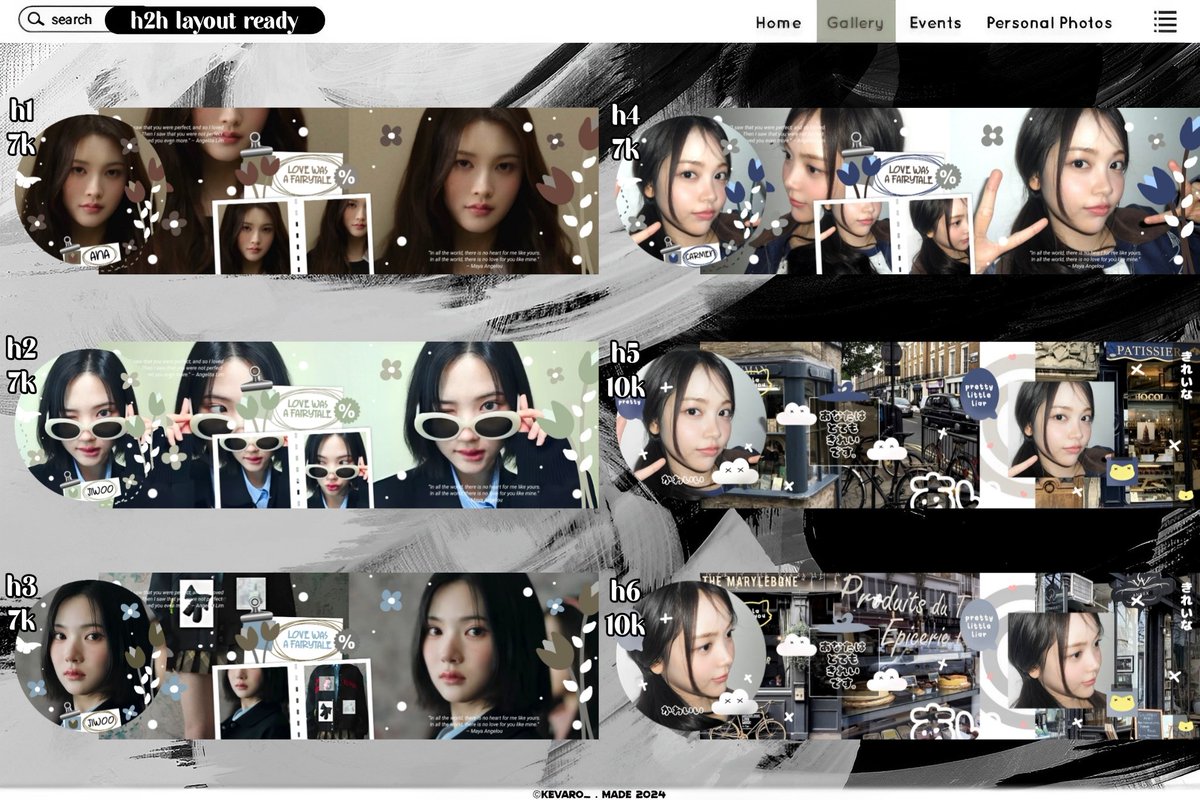 A retweet?

Hello saya bawa layout ready hearts2hearts ana jiwoo and carmen only 7K and 10K only + free retext! Yuk bagi yg mau jajan langsung dm 🙌

t. gg cewek idol
💵 all e-wallet
#zonauang