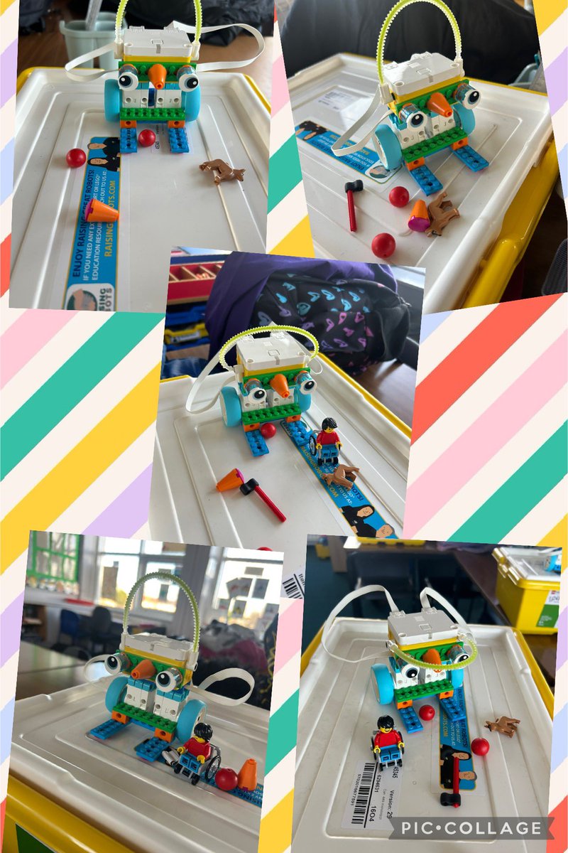 Lego Coding 🧱👩🏼‍💻
Last week we got the chance to try out some Lego spike coding boxes. 
We were excited to get started and followed the instructions to create our fantastic robot helpers 🤖 1/3